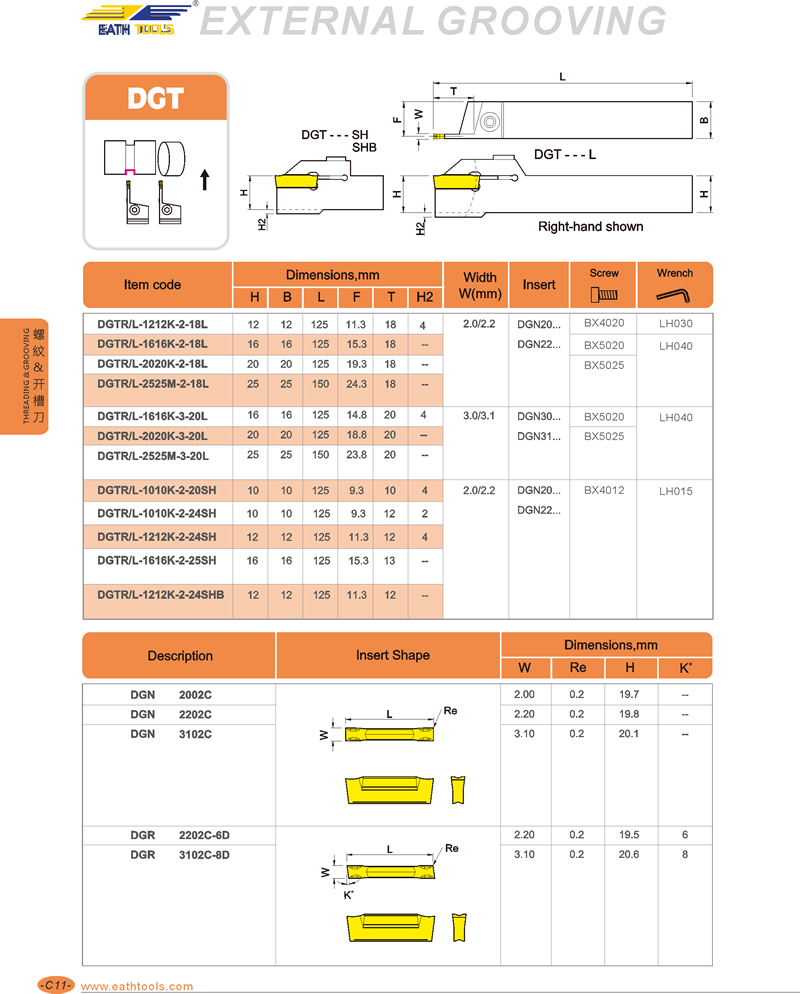 DGTR-1616K-3-20L